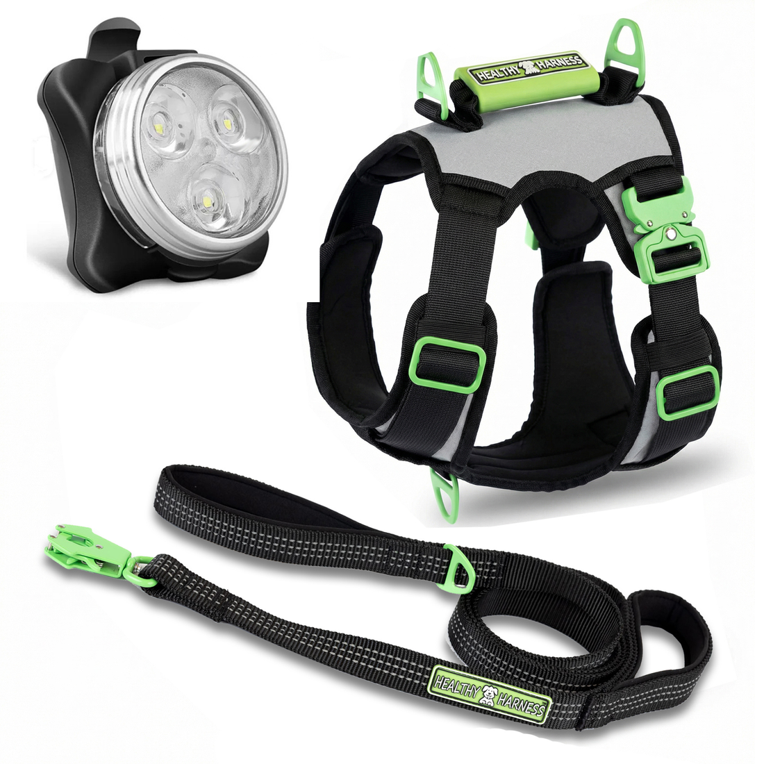 SUPREME SPORT Harness, LEASH and NITE Lite Bundle