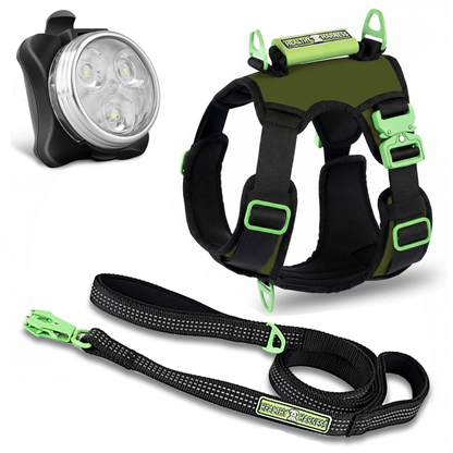 SUPREME SPORT Harness, LEASH and NITE Lite Bundle